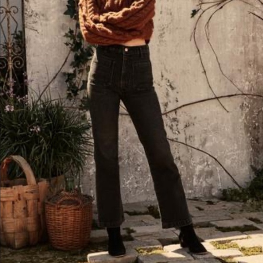 Dôen Maritime Jeans in Washed Black size 24